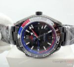 Best Copy Omega Seamaster Planet Ocean GMT Watch Black Steel
